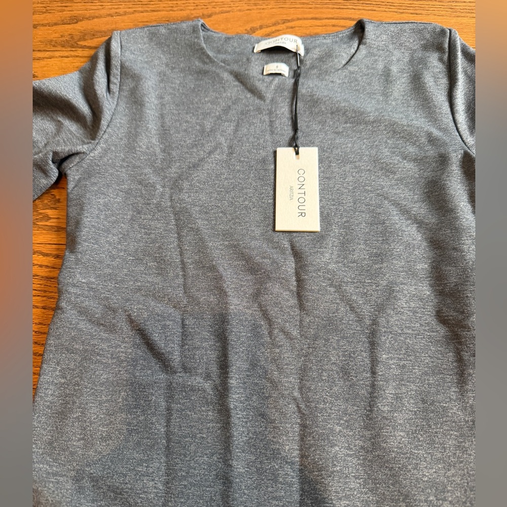 Aritzia Contour Bodysuit - BNWT -Heather Grey - Small